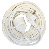 Chacon Prolongateur HO5VVF 3 x 1.5mm2, 10m, blanc