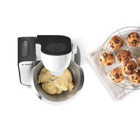 Bosch MUM5 Start Line universal robot de cuisine 800 W 3,9 L Orange, Argent, Transparent, Blanc