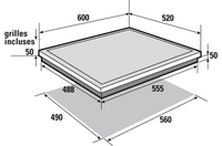 Sauter SPI4360W plaque Blanc Intégré (placement) Plaque avec zone à induction 3 zone(s)
