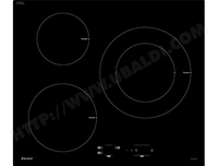 Sauter SPI4367B plaque Noir Intégré (placement) Plaque avec zone à induction 3 zone(s)