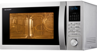Sharp Home Appliances R-822STWE Comptoir Micro-onde combiné 25 L 900 W Acier inoxydable