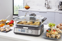 Cuisinart STM1000E cuiseur vapeur 1 Nombre de paniers Autoportante 1800 W Noir, Acier inoxydable