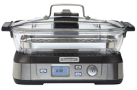 Cuisinart STM1000E cuiseur vapeur 1 Nombre de paniers Autoportante 1800 W Noir, Acier inoxydable