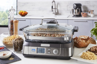 Cuisinart STM1000E cuiseur vapeur 1 Nombre de paniers Autoportante 1800 W Noir, Acier inoxydable