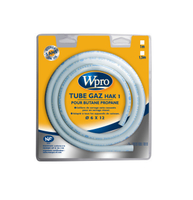 Wpro TBC159 pièce et accessoire de four Blanc Caoutchouc Tuyau de gaz