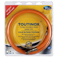 Wpro TBE150 pièce et accessoire de four Orange Polyvinyl chloride (PVC) Tuyau de gaz