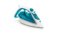 Calor FV5721C0 fer à repasser Fer à repasser à sec ou à vapeur Semelle Durilium Airglide 2400 W Bleu, Blanc