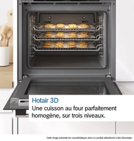 Bosch Serie 4 HBA553BR3F four 71 L 3400 W A+ Noir
