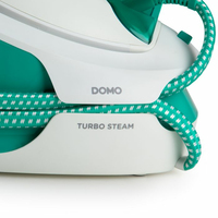 Domo DO7118S Centrale vapeur 2400 W 1,5 L Semelle en céramique Vert, Blanc