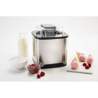 Fritel IM1252 sorbetière Coupe réfrigérante shake maker 2 L 12 W Noir, Acier inoxydable