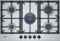Neff N 70 Acier inoxydable Intégré (placement) Gaz 5 zone(s)