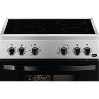 Faure FCV65091XA Cuisinière Céramique Noir, Acier inoxydable A