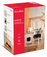 Terraillon SUNRISE Semi-automatique Machine à café filtre 1,5 L