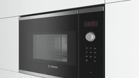 Bosch Serie 4 BFL523MS0 micro-onde Noir, Acier inoxydable Micro-onde simple Intégré 20 L 800 W