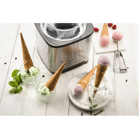 Fritel IM1252 sorbetière Coupe réfrigérante shake maker 2 L 12 W Noir, Acier inoxydable
