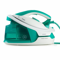 Domo DO7118S Centrale vapeur 2400 W 1,5 L Semelle en céramique Vert, Blanc