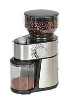 KitchenChef KSMC265230B appareil à moudre le café 200 W Noir, Acier inoxydable