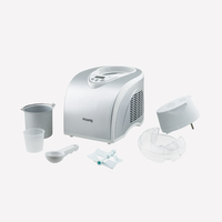 H.Koenig HF180 sorbetière Sorbetière traditionnelle 1,5 L 135 W Argent, Blanc