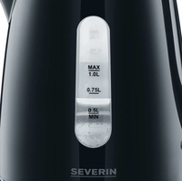 Severin WK 3410 bouilloire 1 L 2200 W Noir