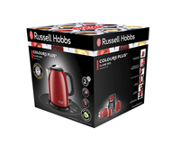 Russell Hobbs 24992-70 bouilloire 1 L 2400 W Noir, Rouge
