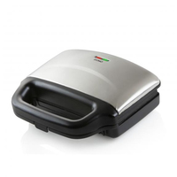 Domo DO9195C gaufrier et appareil à croque-monsieur 900 W Noir, Acier inoxydable