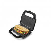 Domo DO9195C gaufrier et appareil à croque-monsieur 900 W Noir, Acier inoxydable