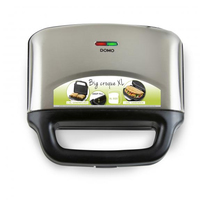 Domo DO9195C gaufrier et appareil à croque-monsieur 900 W Noir, Acier inoxydable