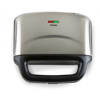 Domo DO9195C gaufrier et appareil à croque-monsieur 900 W Noir, Acier inoxydable