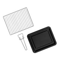 Riviera &amp; Bar QFR210 Grille-pain four 21 L 1380 W Noir, Acier inoxydable Grill