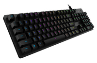 Logitech G G512 CARBON LIGHTSYNC RGB Mechanical Gaming Keyboard with GX Brown switches clavier USB AZERTY Français Charbon