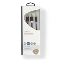 Nedis CABW22200AT50 câble audio 5 m 3,5mm 2 x RCA Anthracite