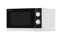 Sharp Home Appliances R-200WW Comptoir Micro-ondes uniquement 20 L 800 W Noir, Blanc