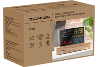 Thomson CT610 station météo numérique Bois LCD AC/Batterie