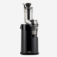 H.Koenig GSX16 presse-agrumes Centrifugeuse lente 250 W Noir, Acier inoxydable