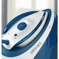 Domo DO1022S Centrale vapeur 3000 W 1,8 L Semelle en céramique Bleu, Blanc