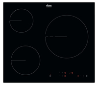 Faure FHRN639K plaque Noir Intégré (placement) 59 cm Céramique 3 zone(s)