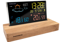 Thomson CT610 station météo numérique Bois LCD AC/Batterie
