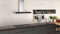 Neff D95BHM4N0 hotte Monté au mur Acier inoxydable 739 m³/h B