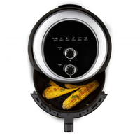 Domo DELI-FRYER 5 L Unique Autonome Friteuse d’air chaud Noir, Argent