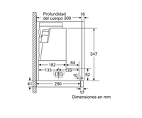Siemens iQ300 LI97SA531 hotte Semi-intégrée (semi-encastrée) Blanc 397 m³/h A
