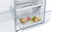 Bosch Serie 4 KSV33VLEP réfrigérateur-congélateur Autoportante 324 L E Acier inoxydable