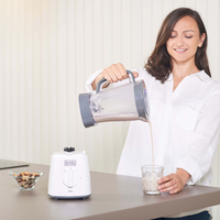 Black &amp; Decker BXJB500E blender 1,5 L Mélangeur de table 500 W Blanc