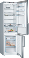 Bosch Serie 6 KGE398IBP réfrigérateur-congélateur Autoportante 343 L B Acier inoxydable