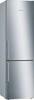Bosch Serie 6 KGE398IBP réfrigérateur-congélateur Autoportante 343 L B Acier inoxydable
