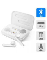 Altadif ALTEARBWH écouteur/casque Sans fil Ecouteurs Appels/Musique Bluetooth Blanc