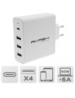 Altadif ALTACPD31USB45W chargeur d&amp;quot;appareils mobiles Noir