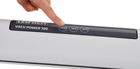 Leifheit Vacu Power 100 appareil à emballage sous vide 500 mbar Noir, Turquoise, Blanc