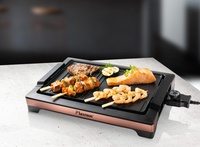 Bestron ABBQ2000CO raclette 2000 W Noir, Bronze