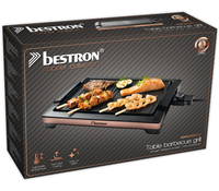 Bestron ABBQ2000CO raclette 2000 W Noir, Bronze