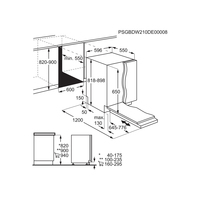 Electrolux KEQC7200L Entièrement intégré 13 couverts E